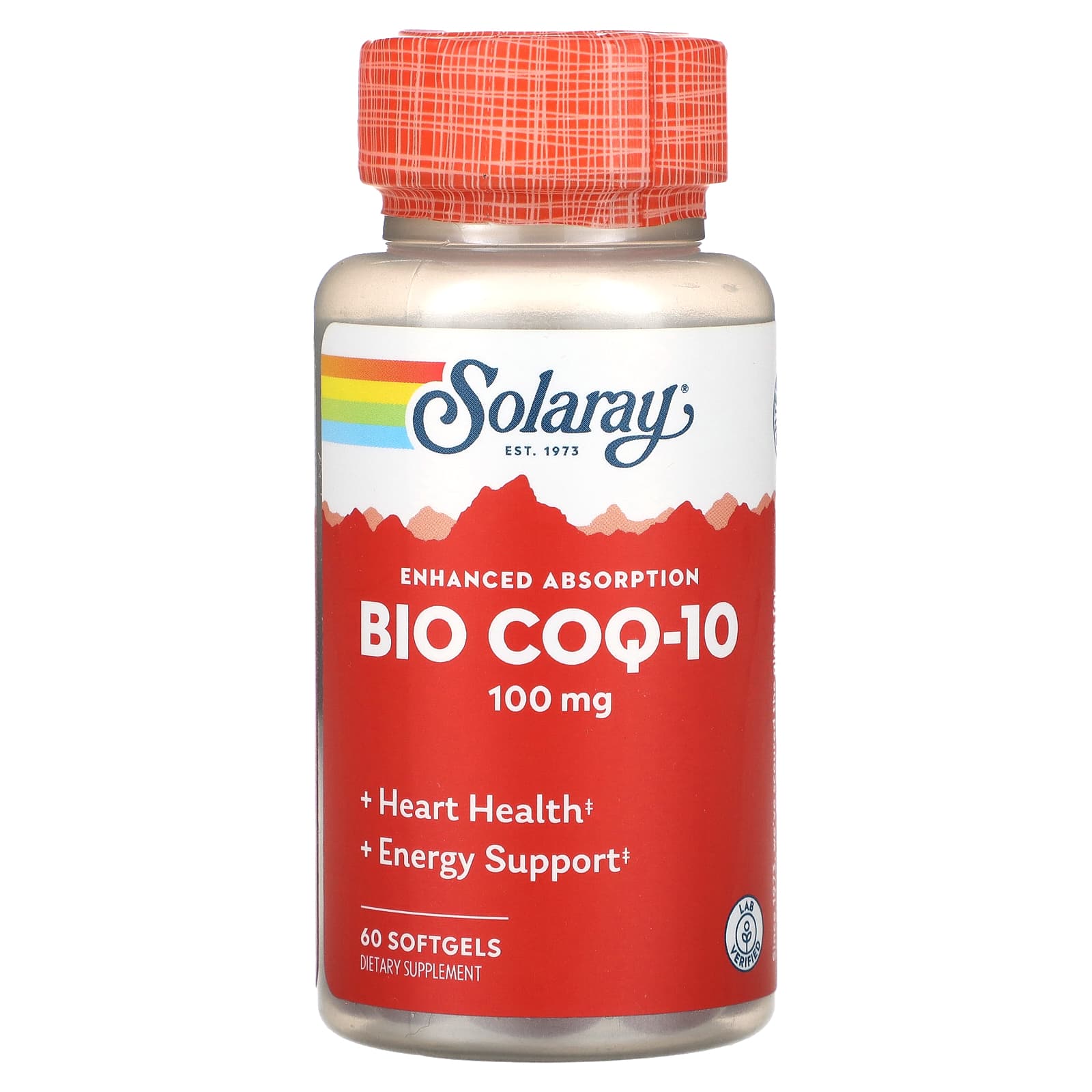 Solaray, Bio COQ-10, Enhanced Absorption , 100 mg, 60 Softgels UPC 076280090123 | HiLife Vitamins
